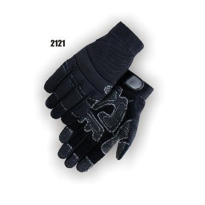 Majestic 2121 Armor Skin Synthetic Silicon Palm Padding Mechanics Gloves (One Dozen)
