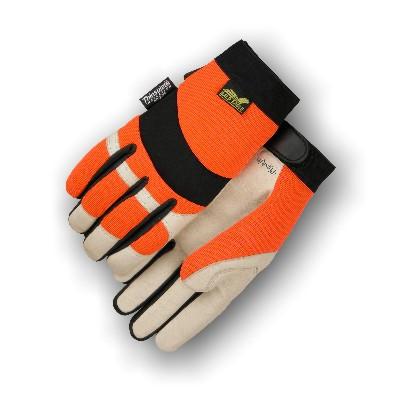 Majestic Hi-Viz Pigskin Palm Mechanics Gloves 2152THV (one dozen)