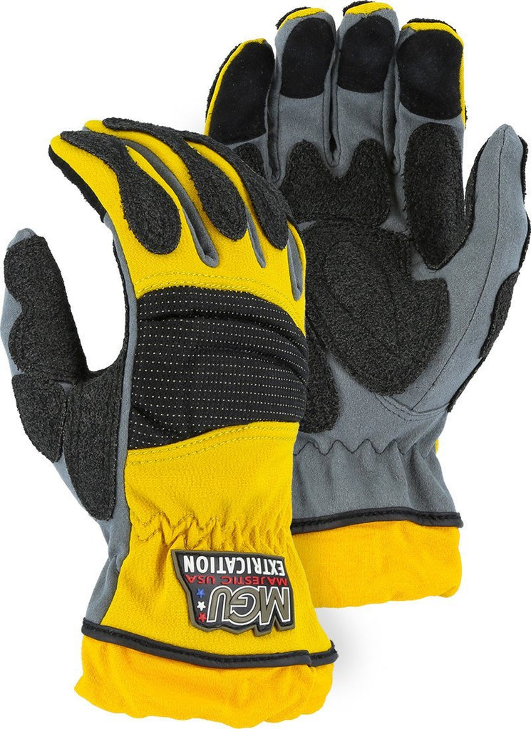 Majestic 2163 	Extrication Glove Reinforced In Stress Areas Gloves (One Dozen)