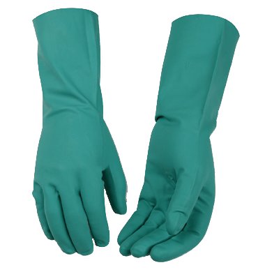 Kinco 2399 Men's Green Nitrile Gloves (one dozen)