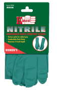 Kinco 2399W 13" Women's Green Textured Nitrile Gauntlet Gloves (One Dozen)