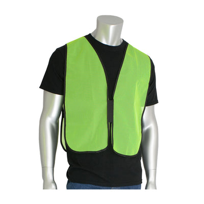PIP 300-0800 Non-ANSI Breathable Polyester Mesh Fabric Safety Vest (One Dozen)