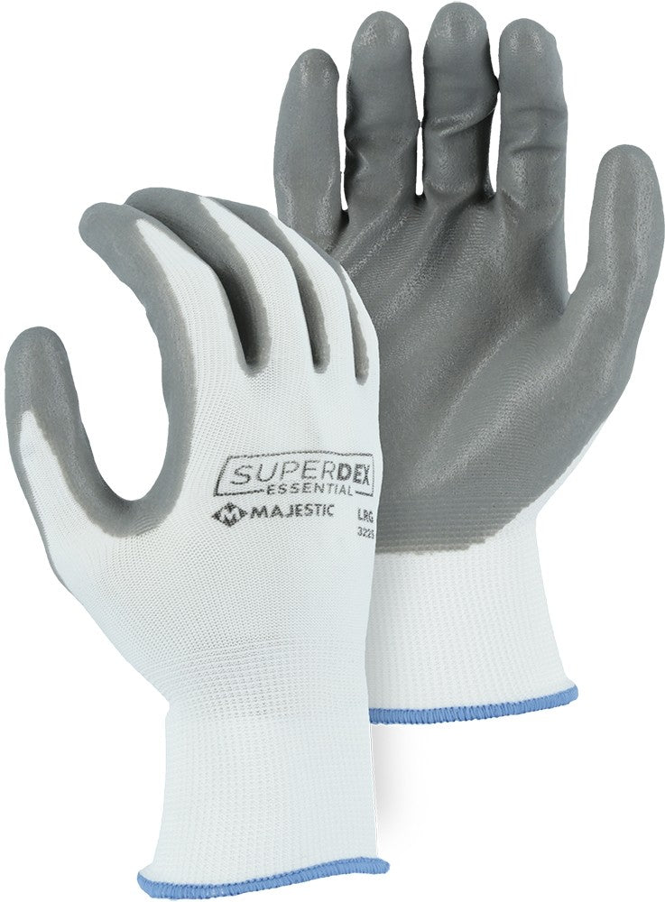 Majestic 3225 SuperDex Advanced Foam Nitrile Palm Dip on Nylon Liner Work Glove (One Dozen)