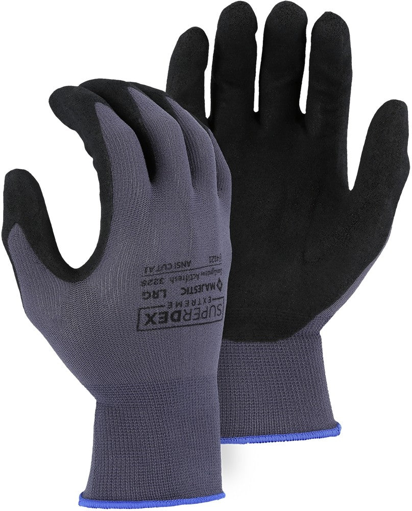Majestic 3228 SuperDex Micro Foam Nitrile Palm Coated Glove on Nylon Shell Work Glove (One Dozen)
