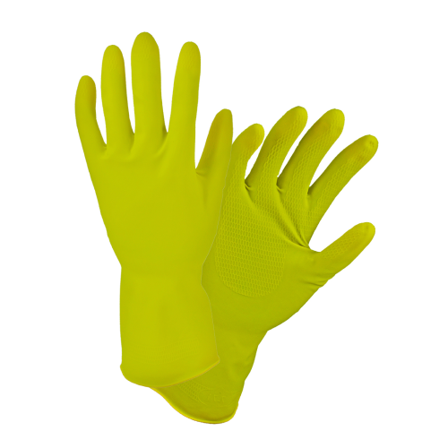 West Chester 3312 16 Mil Flock Lined with Raised Diamond Grip Unsupported Latex Gloves (One Dozen)