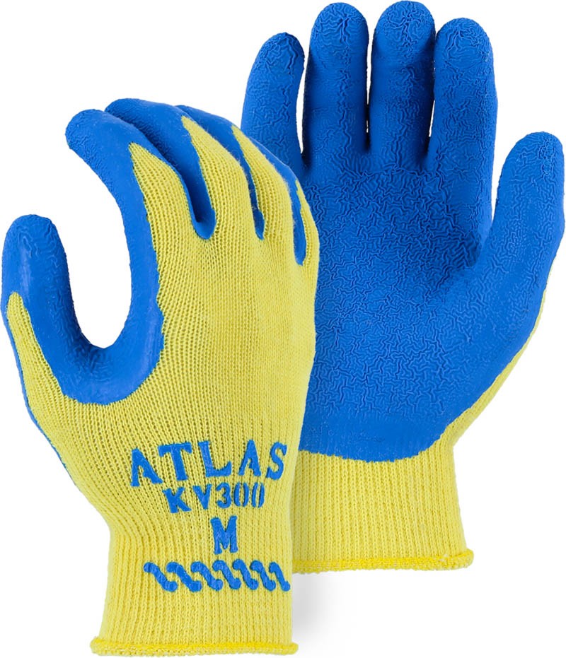 Showa 3386 Atlas Cut Resistant Kevlar Knit Glove with Latex Palm Coating  (One Dozen)
