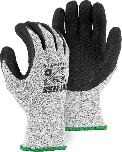 Majestic 34-1550 Cut-Less with Dyneema Seamless Knit with Latex Palm Coating Gloves (One Dozen)