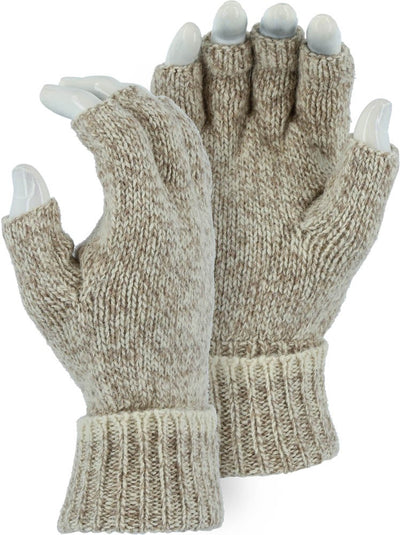 Majestic 3427 Ragwool Two-Ply Heavyweight Fingerless Glove (One Dozen)