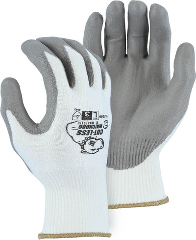 Majestic 35-1306 Cut-Less Watchdog Seamless Knit Glove with Polyurethane Palm Coating (One Dozen)