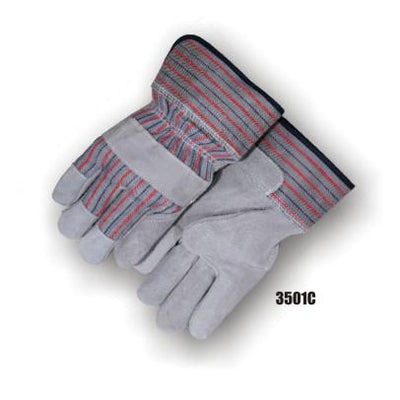Majestic Split Cowhide Palm Gloves 3501C (one dozen)