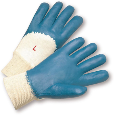 West Chester 4060 Lightweight Nitrile Palm Coated Jersey Knit Wrist Gloves (One Dozen)