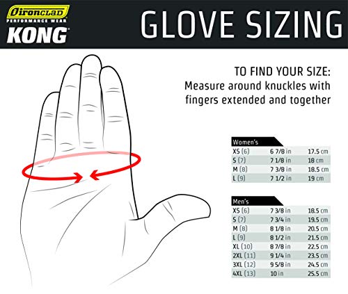 Ironclad KONG KRC5-04 Rigger Grip Cut 5 Oil & Gas Safety Impact Glove (One Dozen) 12 Pair