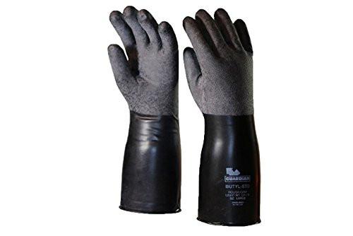 Butyl Coated Rough-Grip Short Glove 7 Mil Guardian CP-7R (1 Pair)