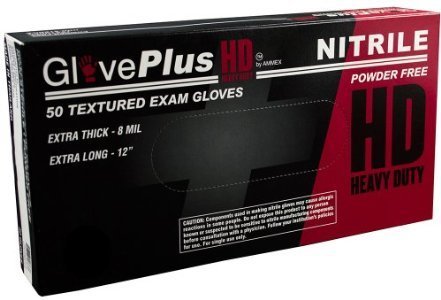 Glove HD Nitrile 50PK XL by GlovePlus MfrPartNo GPNHD68100
