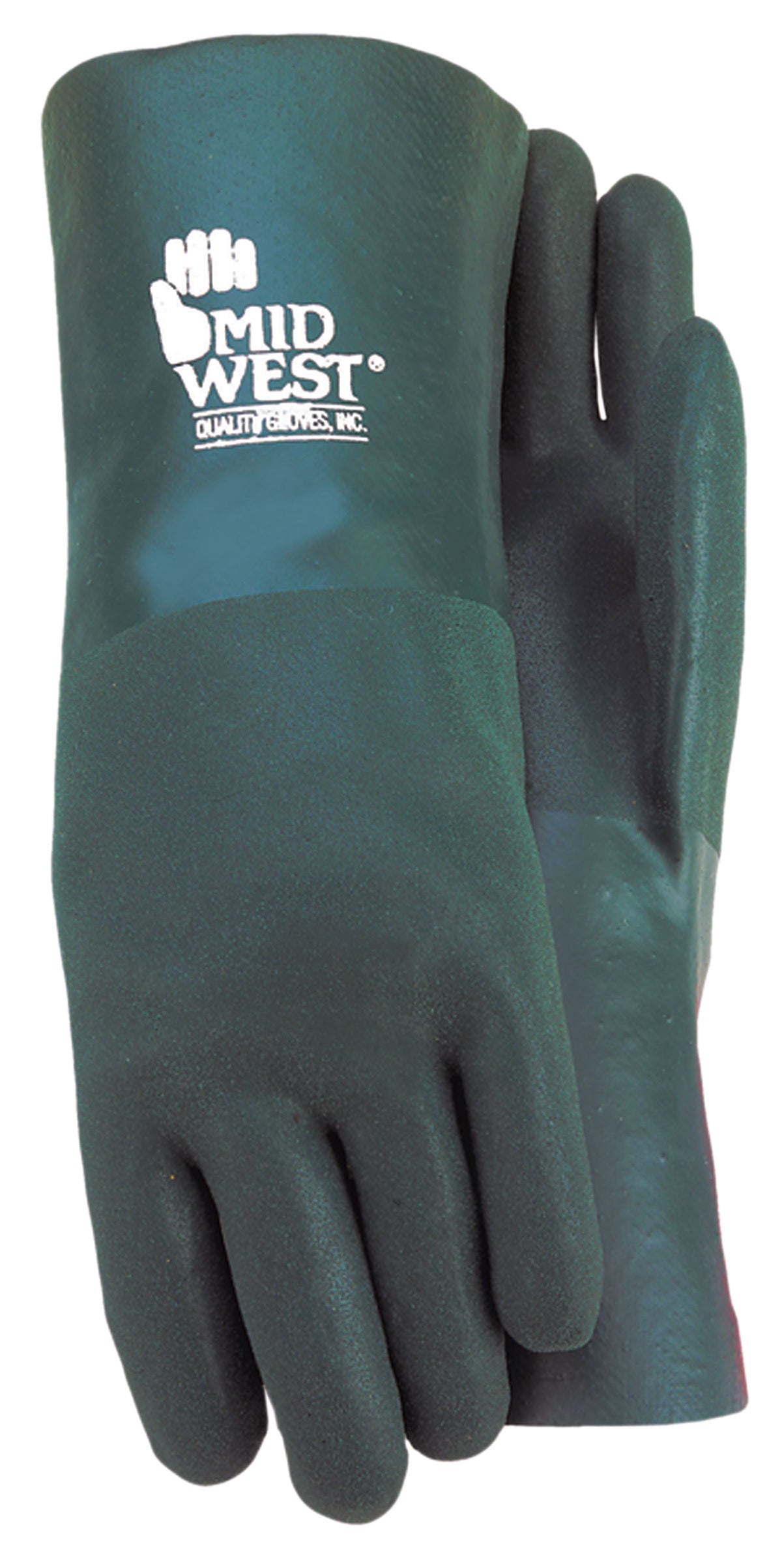 Midwest 4412T PVC Coated Chemical Gloves (6 Pair)
