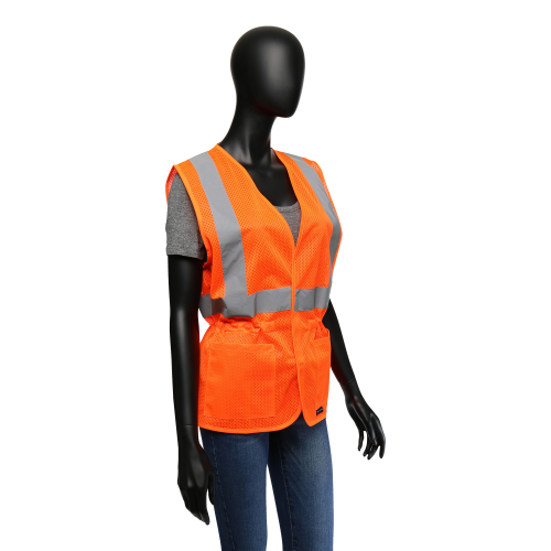 West Chester 47208 Hi-Viz Ladies Fitted Safety Vest - Mesh (Class 2) (Pack of 1)