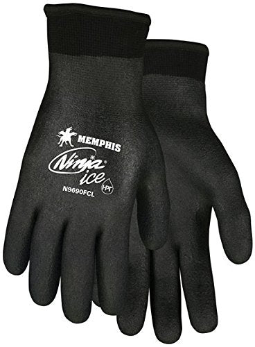 Memphis N9690FC Ninja Ice Mechanic/Ice Fishing Gloves, (12 Pair)