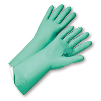 West Chester 52N104 Flock Lined Green Nitrile 18 mil 13