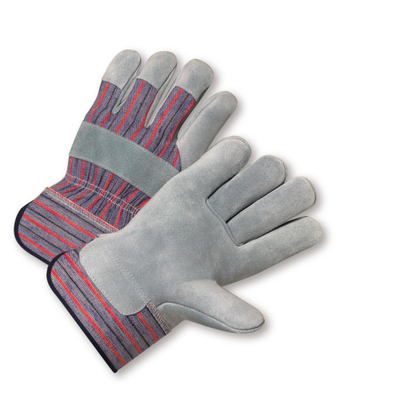 West Chester 558F Standard Split Cowhide Palm Rubberized Cuff Gloves (One Dozen)