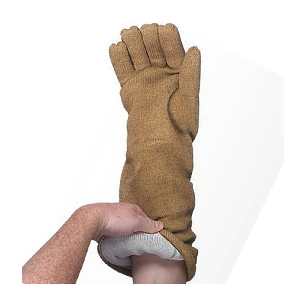 QRP Qualatherm 55G 18" Heat and Cold Resistant Electrostatic Dissipative Glove with PBI Outer Shell and Nylon/Wool Lining