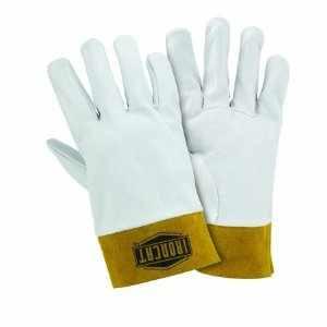 West Chester 6140 Ironcat Premium Top Grain Kidskin Leather Tig Glove with Kevlar Stitching- Split Leather Band Top (1 Pair)