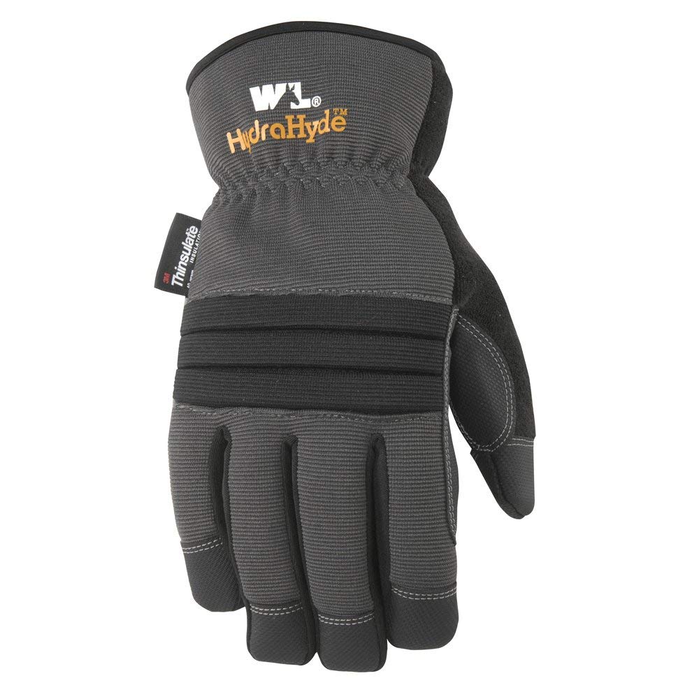 Wells Lamont 7735 Synthetic Leather, 40 g Thinsulate Insulation, Men's Hydra Hyde Winter Gloves 12 Pairs