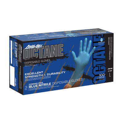 QRP Qualatrile SENS SQBF09 3 milDisposable Nitrile Glove, Powder Free with Textured Grip (1 Case)