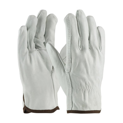 PIP 68-101 Superior Grade Top Grain Cowhide Leather Drivers Glove Straight Thumb (One Dozen)