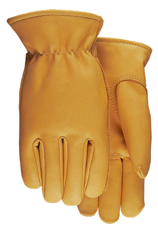 Midwest 688 Grain Saddletan Leather Gloves (6 Pair)