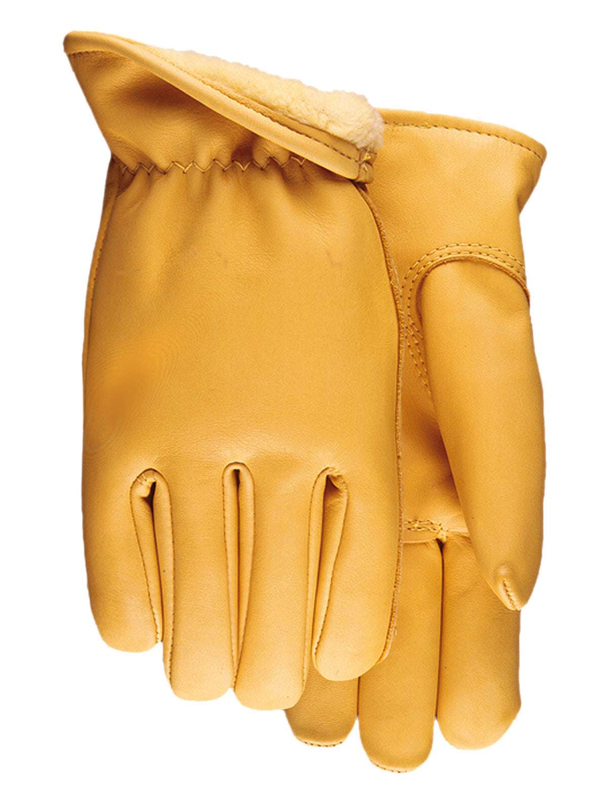Midwest 688PL Pile Lined Saddletan Leather Gloves (6 Pair)