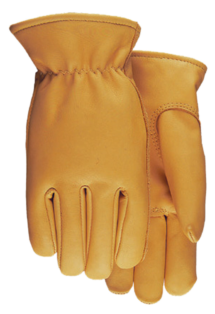 Midwest 688 Grain Saddletan Leather Gloves (One Dozen)