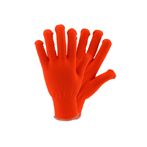 West Chester 713STO Protective Gear ThermaStat 13 Gauge Orange Thermal Liner Gloves (One Dozen)