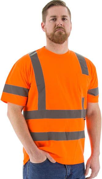 Majestic 75-5306 High Visibility Short Sleeve Shirt, Ansi 3, R (Each)