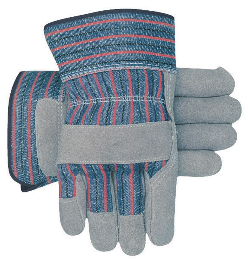 Midwest 7731 Lightweight Leather Palm Cotton Gloves (One Dozen)