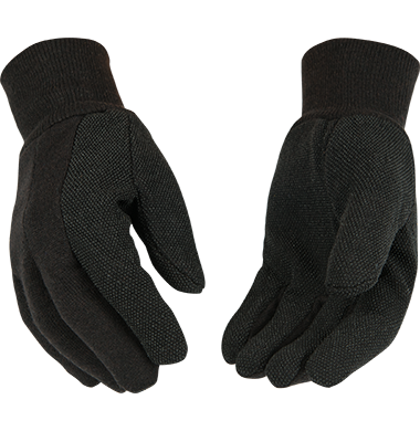 Kinco 820PD 9oz. Heavyweight Jersey PVC Dots Gloves, Polyester-Cotton Blend Knit Wrist (One Dozen)