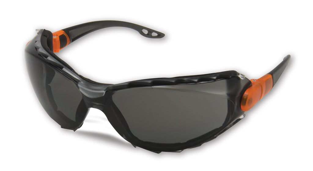 Majestic 85-7015SKA Riot Shield And Goggles With Smoke Anti-Fog Lens Safety Glasses (One Dozen)