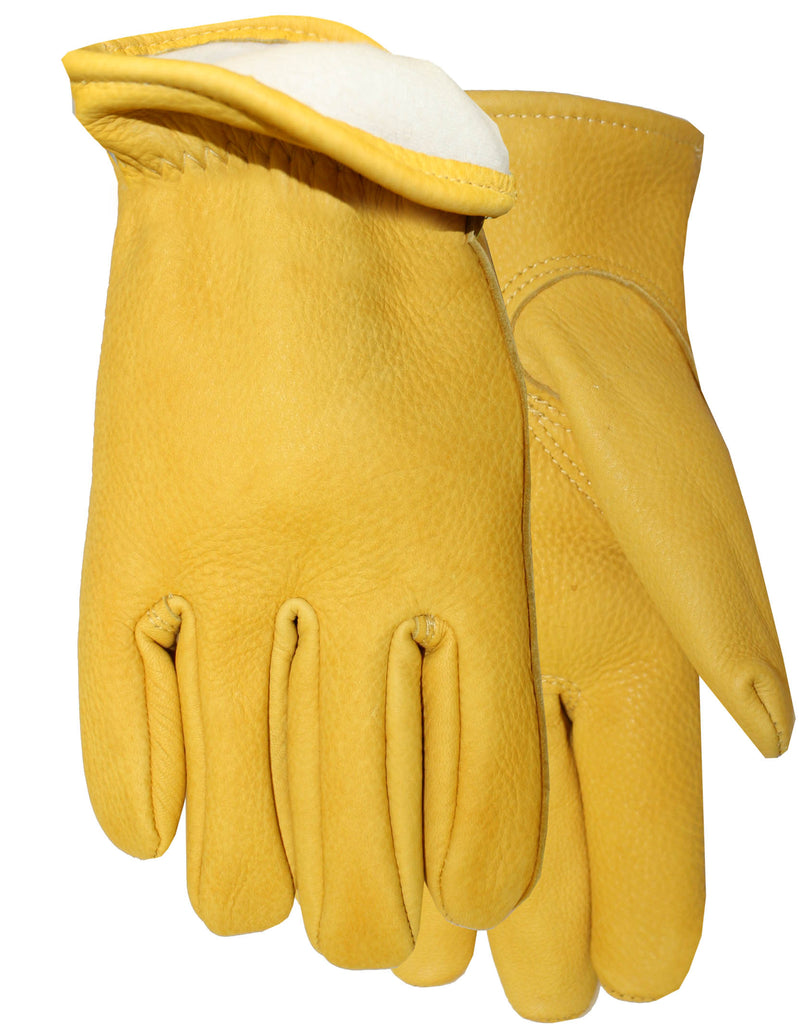 Midwest 850TH Grain Buckskin with Thinsulate Insulation Gloves (One Dozen)