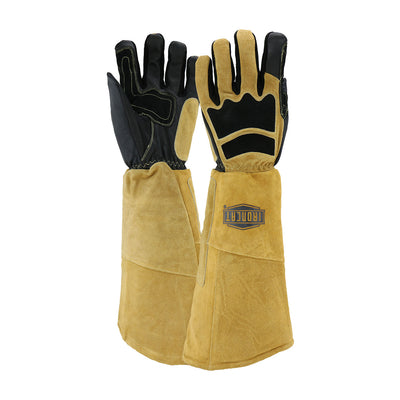 West Chester 9070 Ironcat Premium Top Grain Goatskin Welder's Glove with Split Cowhide and Climax Aerogel Kevlar Stitched (1 Pair)