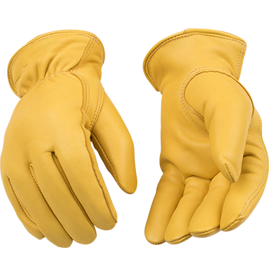 Kinco 90HK Lined Premium Grain Deerskin Keystone Thumb Drivers Gloves (3 Pair) - image 1