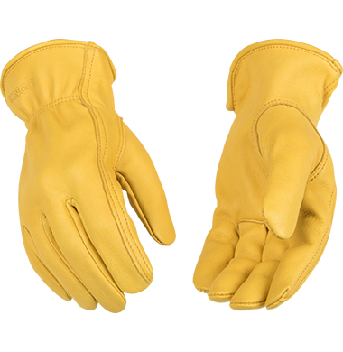 Kinco 90 Unlined Premium Grain Deerskin Drivers Gloves (3 Pair)