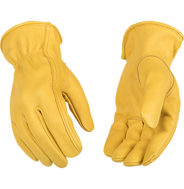 Kinco 90 Unlined Premium Grain Deerskin Drivers Gloves (One Dozen)