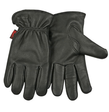 Kinco 90HKN Lined Grain Black Deerskin Drivers Gloves (one dozen)