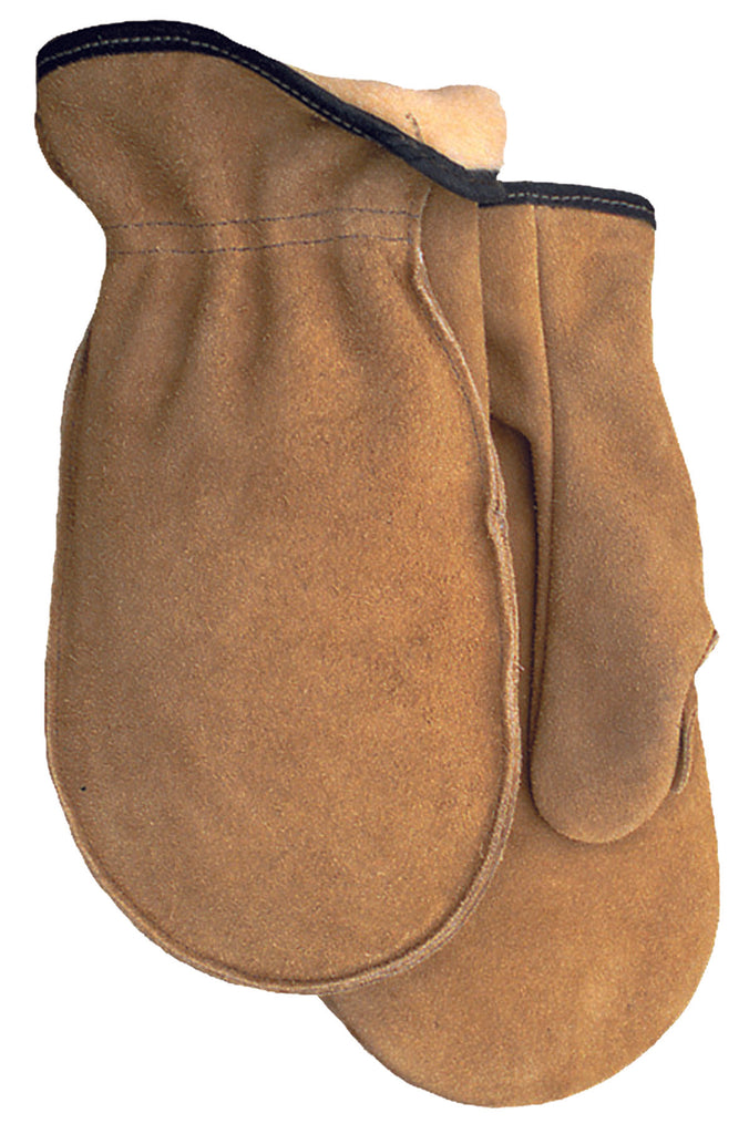 Midwest 9142PL Pile Lined Leather Mitten Gloves (One Dozen)