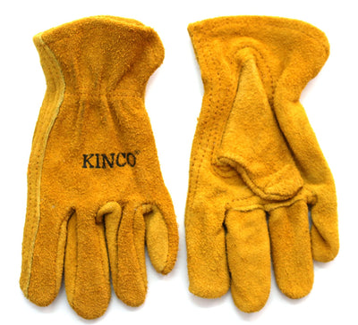 Kinco 50C Children's Suede Cowhide Drivers Gloves (one dozen)