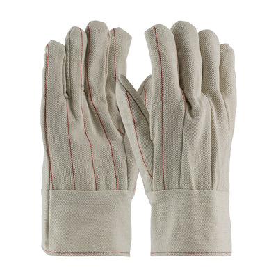 PIP 92-918BT Men's Cotton Canvas Double Palm Nap-in Finish Gloves (One Dozen)