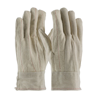 PIP 92-918BTO Men's Cotton Canvas Double Palm Nap-out Finish Gloves (One Dozen)