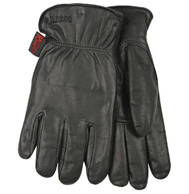 Kinco 93hk Lined Grain Goatskin Black Drivers Gloves (one dozen)