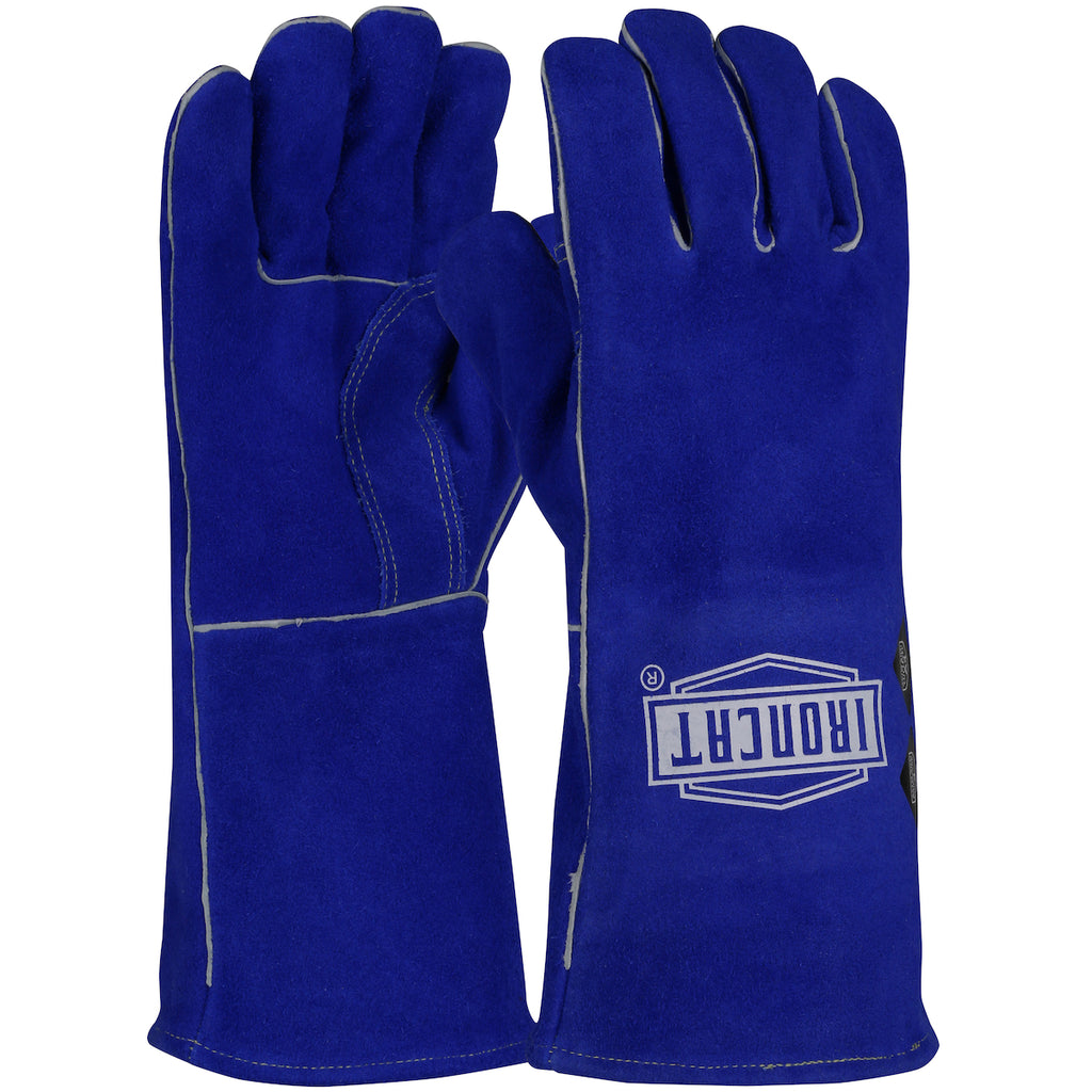 Ironcat 946 AR Premium Split Cowhide Leather with Para-Aramid Liner and Kevlar Stitching  Welders Glove (One Dozen)
