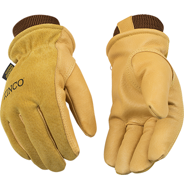 Kinco 94HK Lined Premium Grain and Suede Pigskin Leather Driver Gloves (one dozen)