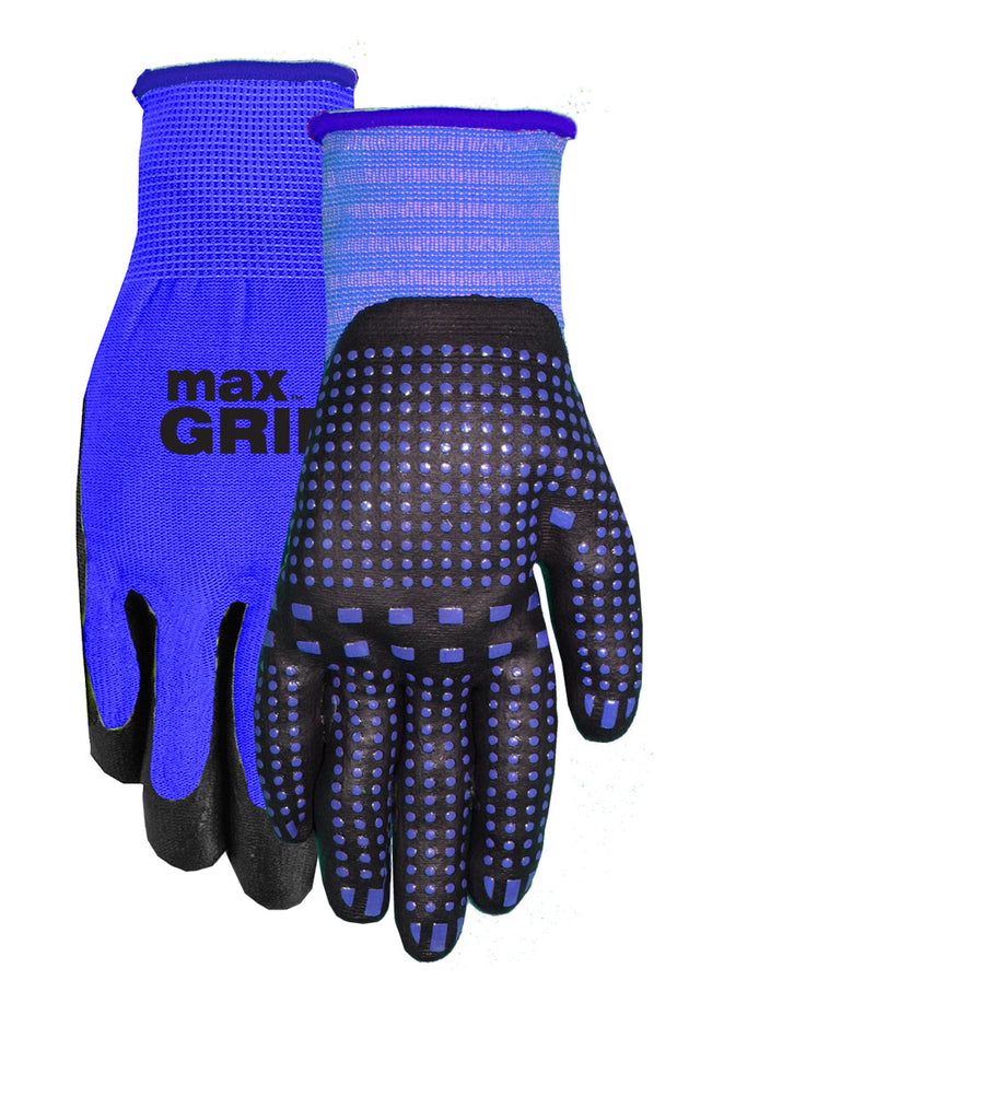 Midwest 94BL BlueSpandex Liner Nitrile Foam Gloves (One Dozen)